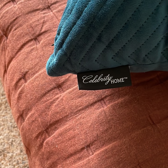 21x20 down filled for active pillow. Like new. Jade colored - Picture 5 of 5